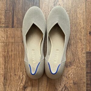 Rothy's tan mushroom and Flats size 9